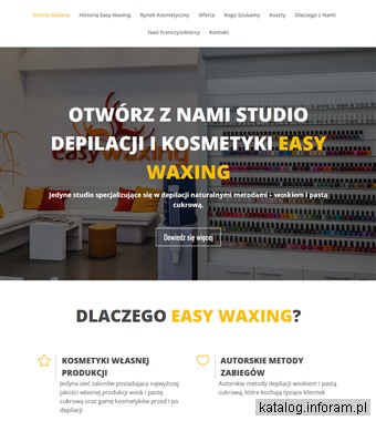 Franczyza gabinetu kosmetycznego - franczyza.easywaxing.pl