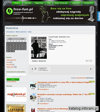 Bezpłatne koncerty, darmowe imprezy, wydarzenia