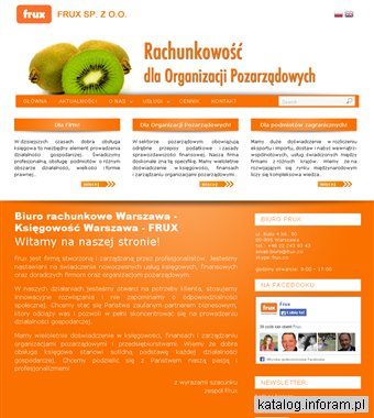 Obsługa księgowa Warszawa - Frux