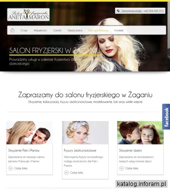 Fryzjer damski, męski, dziecięcy - Aneta Maroń Żagań