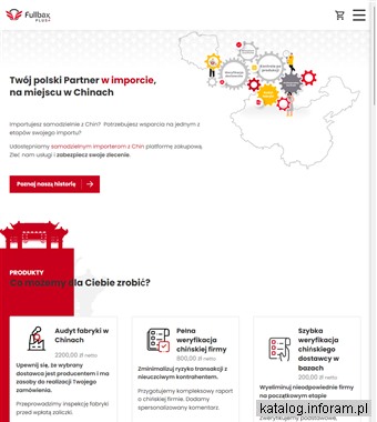 Obsługa importu z Chin Fullbax Plus