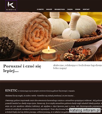 Masaże i rehabilitacja - Kinetic