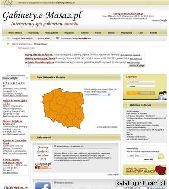 Gabinet masażu
