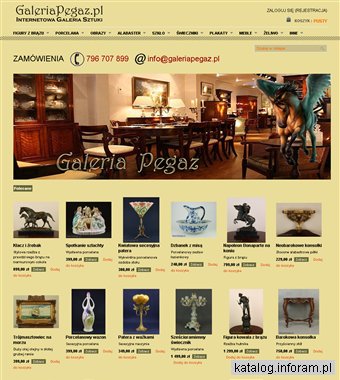 GaleriaPegaz.pl - antyki i dekoracje - sklep Internetowy Poznań