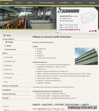 GALWANIZER Sp. z o.o. chromowanie tworzyw sztucznych