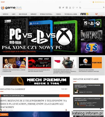 Gamedot.pl - portal i sklepy dla graczy
