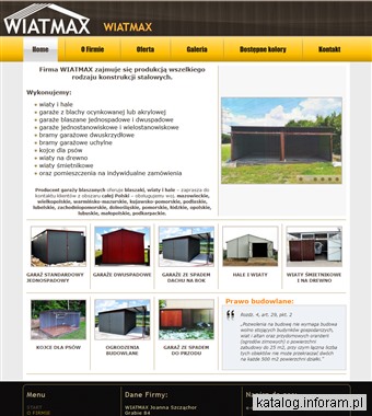 Garaże blaszane Wiatmax - producent