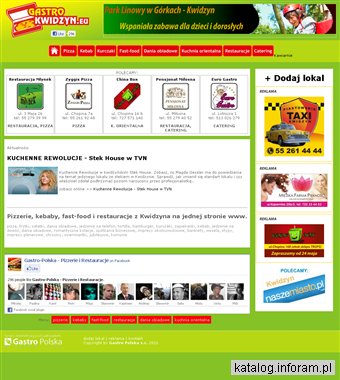 GastroKwidzyn.eu - pizzerie, restauracje i jedzenie na dowóz