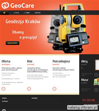 Geodezja Kraków - GeoCare Usługi Geodezyjne Łukasz Góral