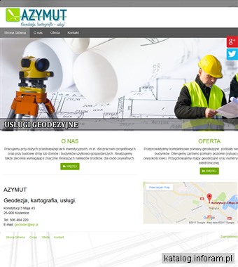 AZYMUT usługi kartograficzne Kozienice