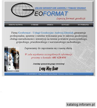 Geoformat - Usługi Geodezyjne Andrzej Zduniak