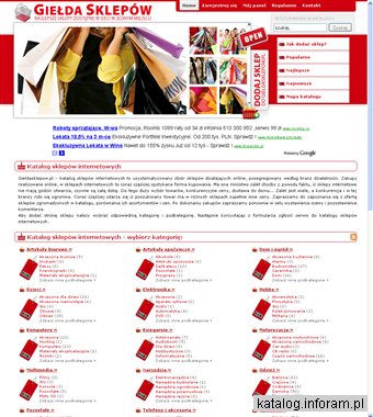 Katalog sklepów