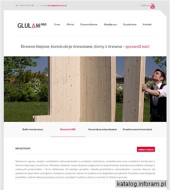 Drewno klejone, domy z drewna - Glulam Pro