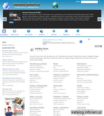 Katalog stron gMatic