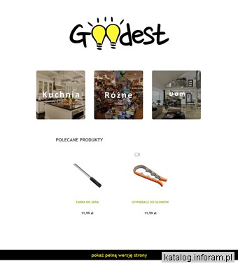 Goodest - gadżety na każdy dzień w korzystnych cenach
