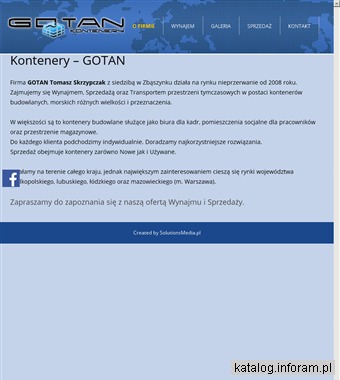 Kontenery budowlane wynajem - GOTAN