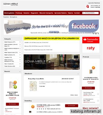 GOWA-MEBLE GOLONKO K. szafy Warszawa