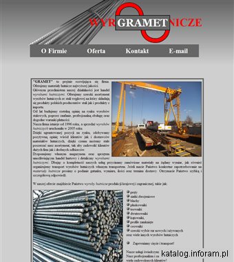 Gramet wyroby hutnicze