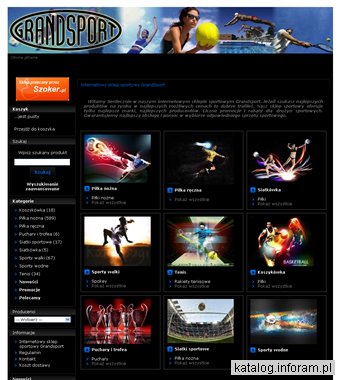 Internetowy sklep sportowy Grandsport