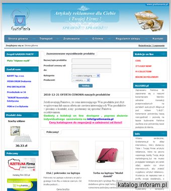 GADŻETY REKLAMOWE DLA FIRM - GRATISMANIA