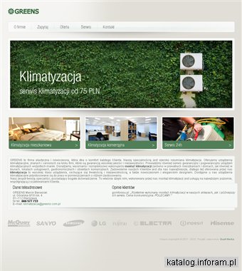 Klimatyzacja domowa - Greens Warszawa
