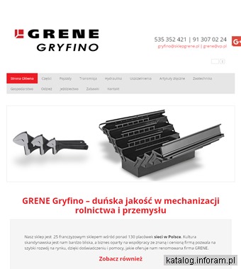 GRENE GRYFINO oświetlenie pojazdów Gryfino