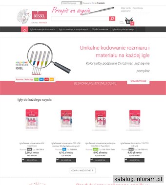 Grofes.com - igły do maszyn przemysłowych