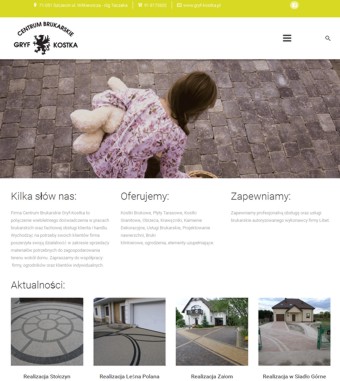 Gryf Kostka krawężniki Szczecin