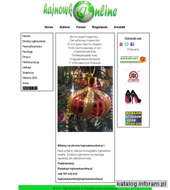 Hajnowkaonline.pl to darmowy katalog ogłoszeń lokalnych