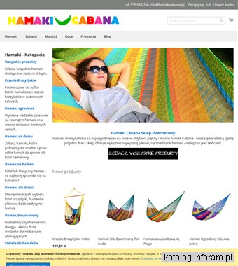 Krzesła brazylijskie - Hamaki Cabana