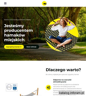 Producent hamaków miejskich - hamakimiejskie.pl
