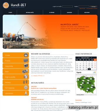 HANDL-BET producent betonu Nowy Sącz