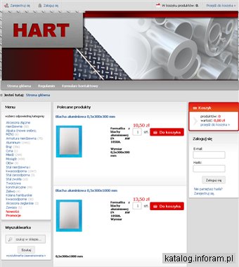 HART CENTRUM METALI NIEŻELAZNYCH JANCZUR SP.J. rury szlifowane