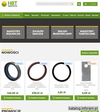 Internetowy sklep rolniczy - HBT Roltrac