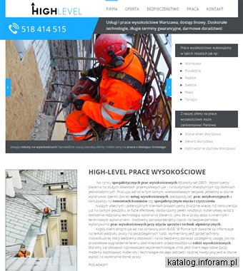 HIGH-LEVEL Prace wysokościowe