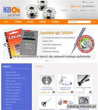 HILL OB Gdynia maszyny do cięcia