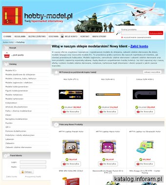 Sklep Modelarski, Modele RC