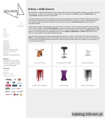 Stołki barowe i krzesła - sklep hollydesign.pl