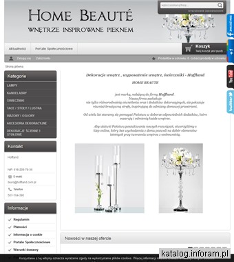 Wazony szklane, lampy - homebeaute.com.pl