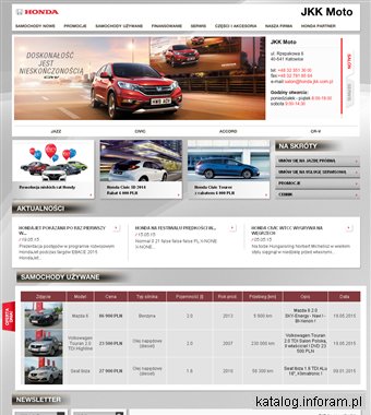 Nowe samochody honda - JKK Moto
