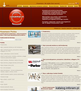 Hosemann - specjalistyczne elementy przemysłowe