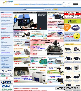 HOTAIR - stacje lutownicze, wyposażenie serwisu