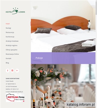 www.hotel-slowik.pl Hotel Poniatowa