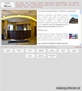 HOTEL MAJESTIC - Hotel Karpacz, Pokoje, Spa, Noclegi Karpacz