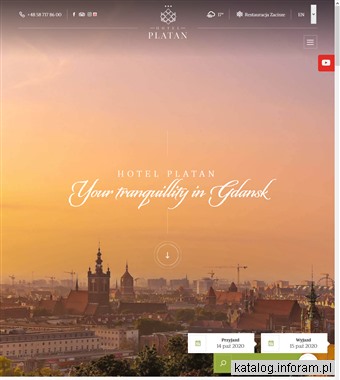 hotelplatan.gda.pl hotel Gdańsk