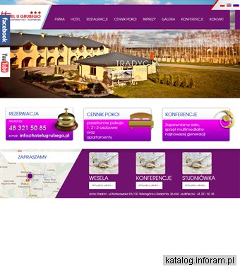 HOTELwRADOMIU.pl - Hotel u Grubego