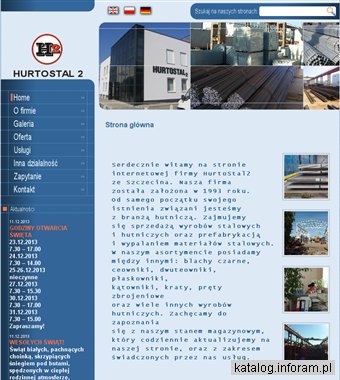 Hurtostal 2 wyroby stalowe Szczecin