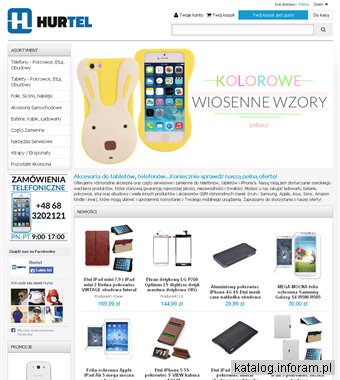 Etui do telefonów – firma HURTEL