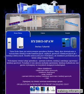 Hydro-Spaw Bolesławiec. Montowanie, serwis i naprawa kotłowni, instalacji CO oraz gazowych