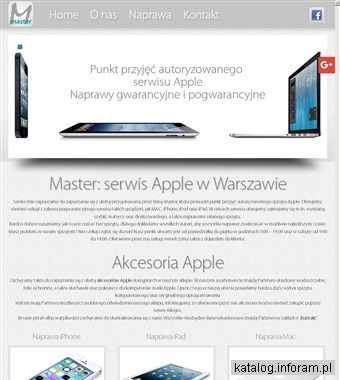 MASTER Mac serwis warszawa